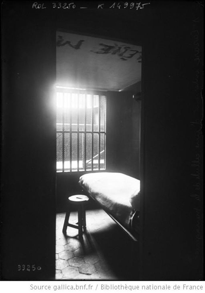 interior of a cell, delinquent girls’ section